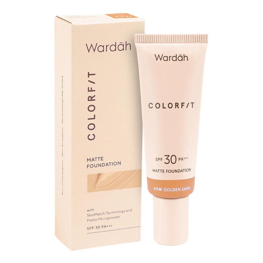 Colorfit Matte Foundation 43W Golden Sand 25ml