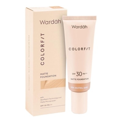 WARDAH Colorfit Matte Foundation 42N Neutral Sand 25ml