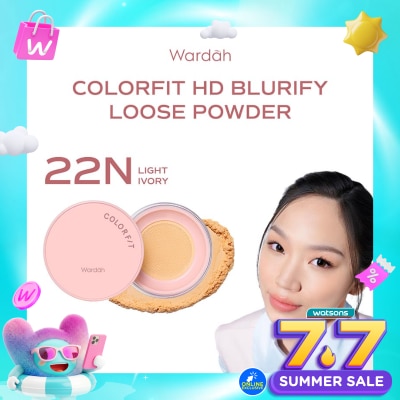 WARDAH - Colorfit HD Blurify Loose Powder 22N Light Ivory 15g