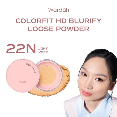 WARDAH Colorfit HD Blurify Loose Powder 22N Light Ivory 15g