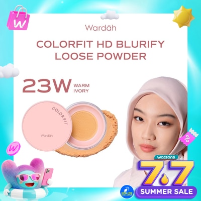 WARDAH - Colorfit HD Blurify Loose Powder&nbsp;23W Warm Ivory 15g