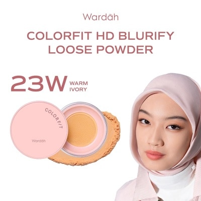 WARDAH Colorfit HD Blurify Loose Powder 23W Warm Ivory 15g