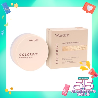 WARDAH Colorfit Mattifying Powder 32N Neutral Beige 15g