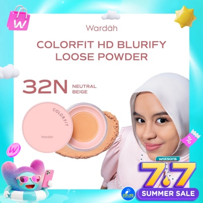 WARDAH - Colorfit HD Blurify Loose Powder 32N Neutral Beige 15g