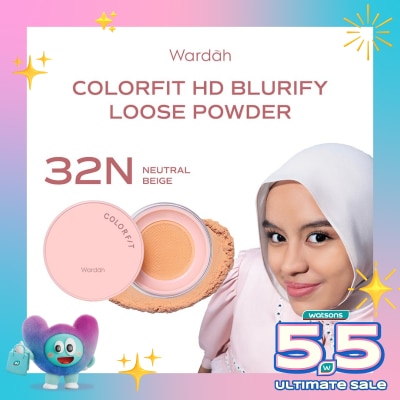 WARDAH - Colorfit HD Blurify Loose Powder 32N Neutral Beige 15g