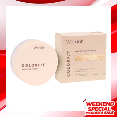 WARDAH Wardah Colorfit Mattifying Powder 32N Neutral Beige 15g