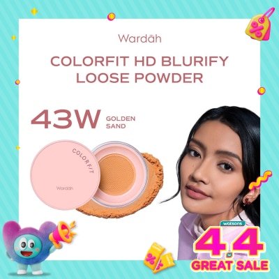WARDAH - Colorfit HD Blurify Loose Powder 43W Golden Sand 15g