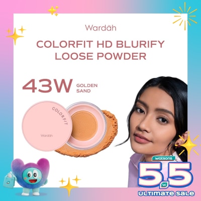 WARDAH - Colorfit HD Blurify Loose Powder 43W Golden Sand 15g
