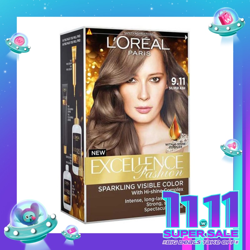 L'OREAL Excellence Fashion 9.11 Silver Ash - Hair Color