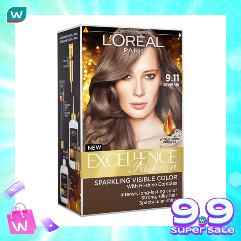 L'OREAL Excellence Fashion 9.11 Silver Ash - Hair Color