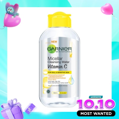 GARNIER Garnier Micellar Water Vitamin C Brightening 125ml Cleansing Water image