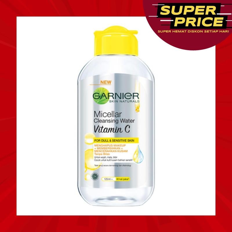 Promo Harga Garnier Micellar Water Vitamin C 125 ml - Watsons