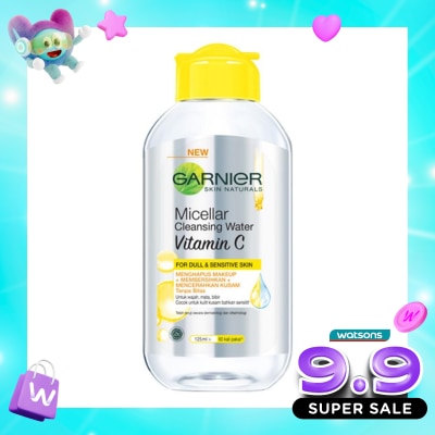 GARNIER - Garnier Micellar Water Vitamin C Brightening 125ml - Cleansing Water image