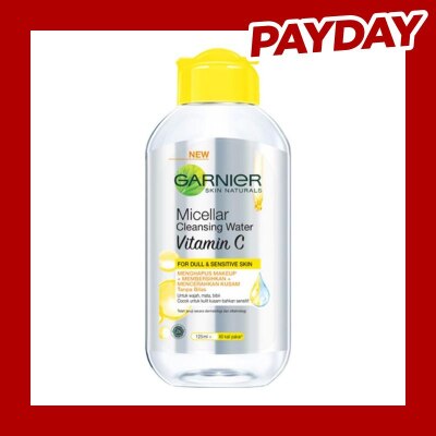 GARNIER Micellar Water Vitamin C Brightening 125ml Cleansing Water