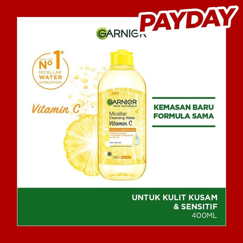 Promo Harga Garnier Micellar Water Vitamin C 400 ml - Watsons