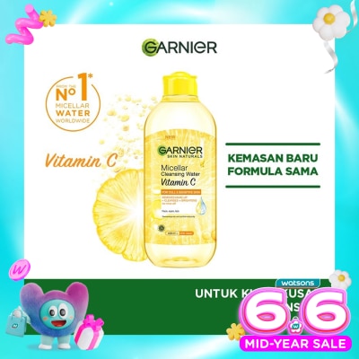 GARNIER - Garnier Micellar Water Vitamin C Brightening 400ml - Cleansing Water