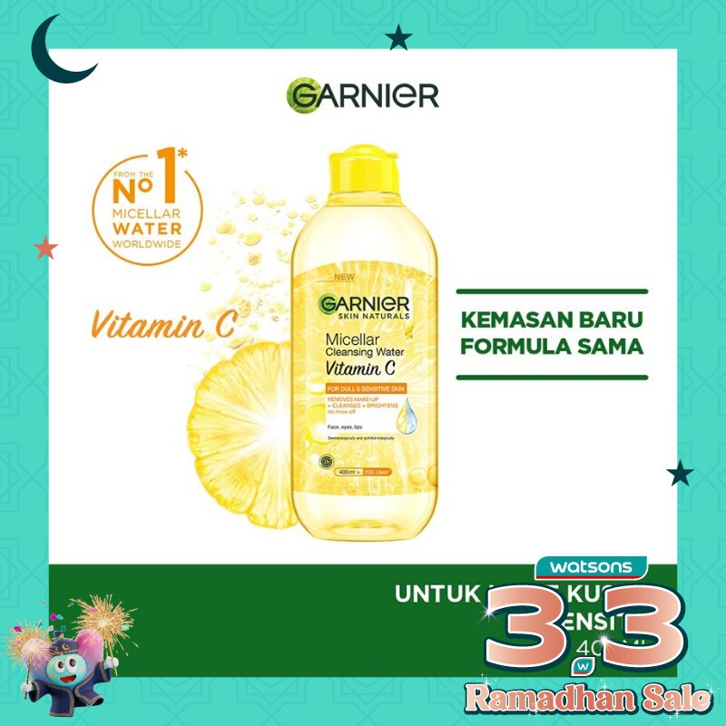 Micellar Water Vitamin C Brightening 400ml Cleansing Water
