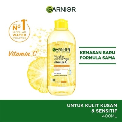 GARNIER Micellar Water Vitamin C Brightening 400ml Cleansing Water