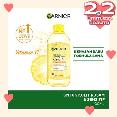 GARNIER Micellar Water Vitamin C Brightening 400ml Cleansing Water