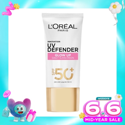 L'OREAL - UV Defender Serum Protector Sunscreen Glow Up SPF50+ / Pa++++ 50ml