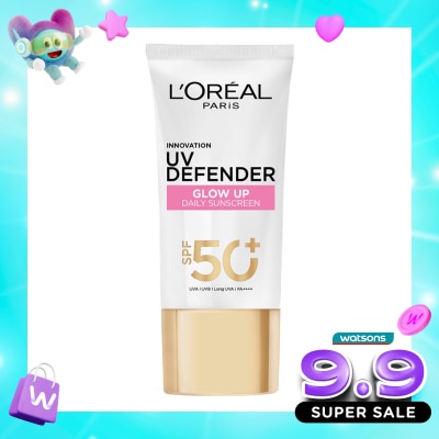 L'OREAL - UV Defender Serum Protector Sunscreen Glow Up SPF50+ / Pa++++ 50ml image