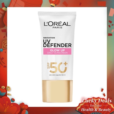 L'OREAL UV Defender Serum Protector Sunscreen Glow Up SPF50+ / Pa++++ 50ml