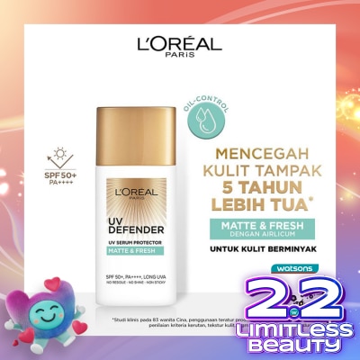 L'OREAL L'Oreal UV Defender Matte & Fresh Sunscreen SPF50+ PA++++ 50ml