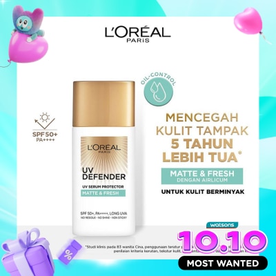 L'OREAL L'Oreal UV Defender Matte & Fresh Sunscreen SPF50+ PA++++ 50ml image