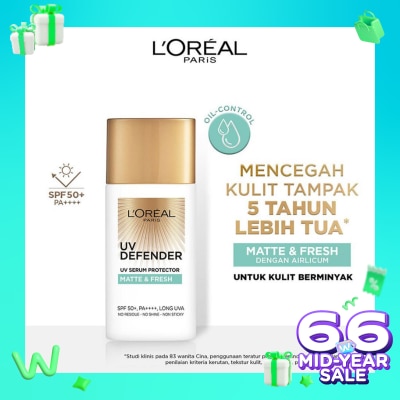 L'OREAL UV Serum Protector L''Oreal UV Defender Matte &. Fresh SPF50+ / PA++++ 50ml