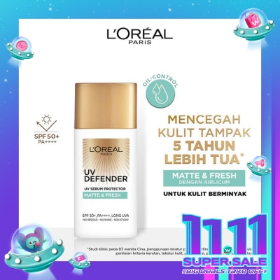 L'OREAL L'Oreal UV Defender Matte & Fresh Sunscreen SPF50+ PA++++ 50ml