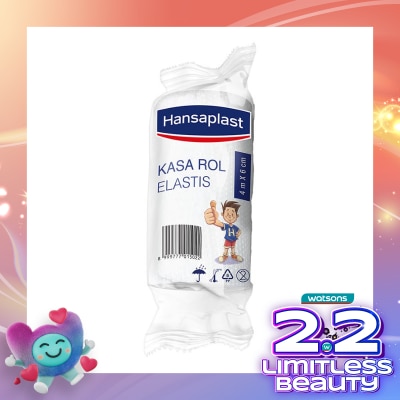 HANSAPLAST Perban Steril Kasa Roll Elastis isi 1 P3K Kain Kasa
