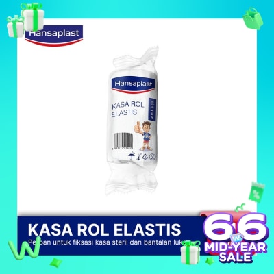 HANSAPLAST Hansaplast Kasa Rol Elastis 4m x 6cm - Perban Elastis untuk Luka