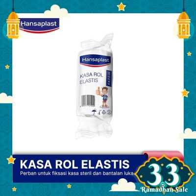 HANSAPLAST Hansaplast Kasa Rol Elastis 4m x 6cm - Perban Elastis untuk Luka