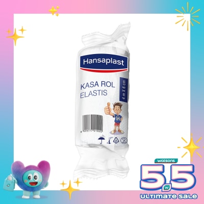HANSAPLAST - Perban Steril Kasa Roll Elastis isi 1 P3K Kain Kasa