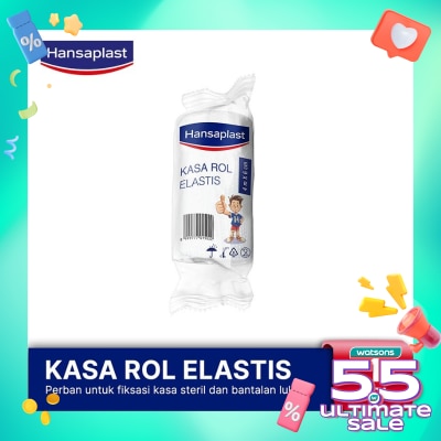 HANSAPLAST Hansaplast Kasa Rol Elastis 4m x 6cm - Perban Elastis untuk Luka