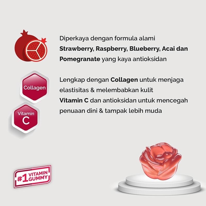 Youvit Collagen 7 Hari dengan VERISOL, Bioactive Collagen Peptides, Vitamin C, Superberries 59g