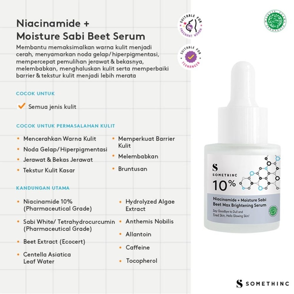 10% Niacinamide + Moisture Sabi Beet Max Brightening Serum 20ml