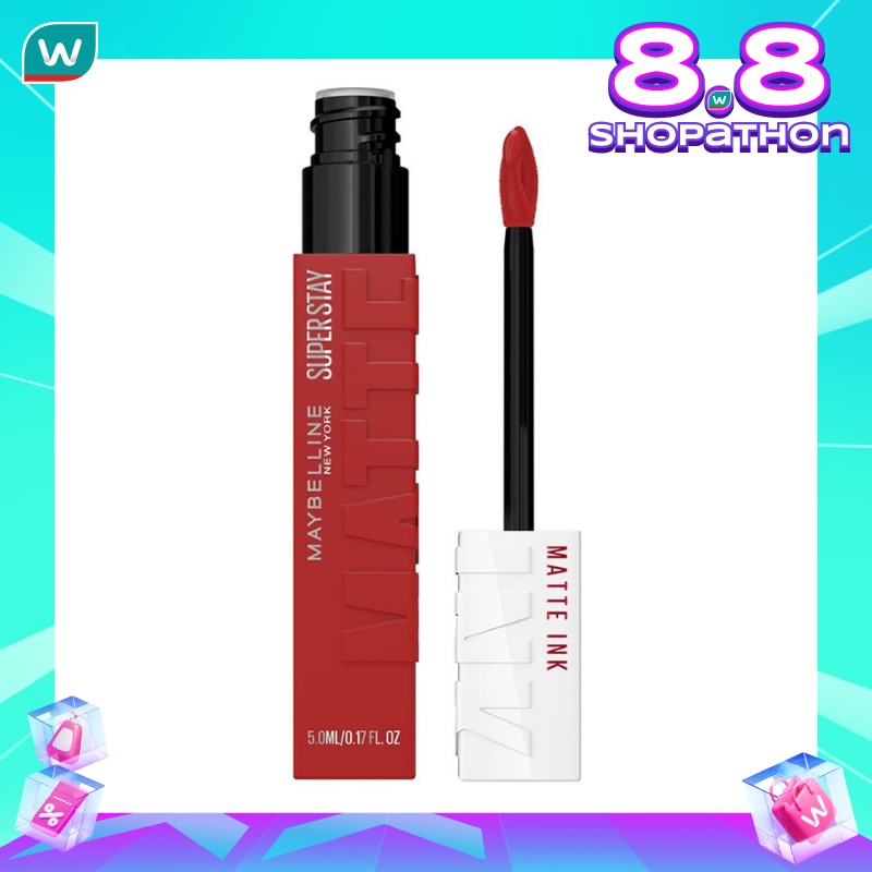 Promo Harga Maybelline Superstay Matte Ink 335 Hustler 5 ml - Watsons