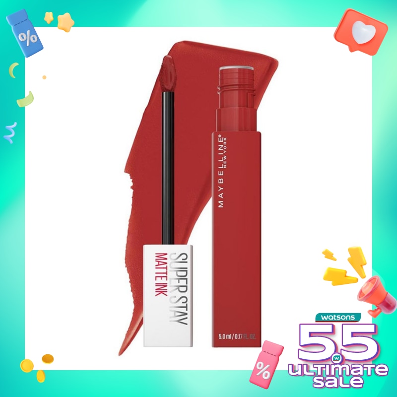 Promo Harga Maybelline Super Stay Matte Ink 335 Hustler 5 ml - Watsons