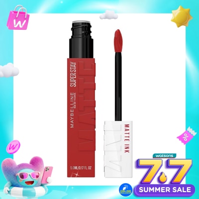 MAYBELLINE Maybelline Superstay Matte Ink Liquid Lipstick 335 Hustler 5ml