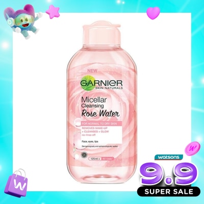 GARNIER - Garnier Micellar Cleansing Rose Water Cleanse & Glow 125ml image