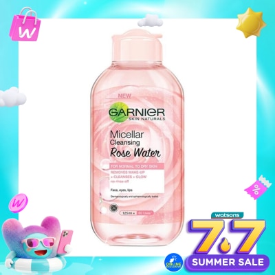 GARNIER - Garnier Micellar Cleansing Rose Water Cleanse & Glow 125ml