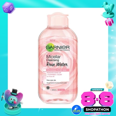 GARNIER - Garnier Micellar Cleansing Rose Water Cleanse & Glow 125ml image