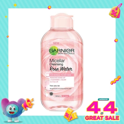 GARNIER - Garnier Micellar Cleansing Rose Water Cleanse & Glow 125ml