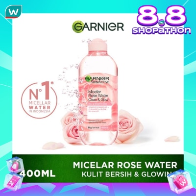 GARNIER Garnier Micellar Cleansing Rose Water Cleanse & Glow 400ml