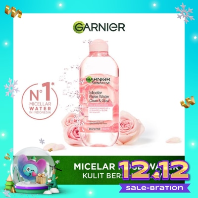 GARNIER Garnier Micellar Cleansing Rose Water Cleanse & Glow 400ml