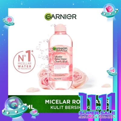GARNIER Garnier Micellar Cleansing Rose Water Cleanse & Glow 400ml