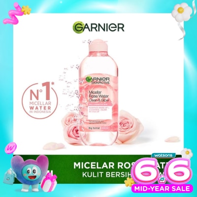 GARNIER - Garnier Micellar Cleansing Rose Water Cleanse & Glow 400ml