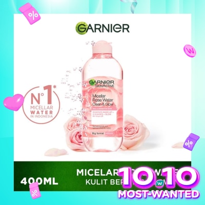 GARNIER Garnier Micellar Cleansing Rose Water Cleanse & Glow 400ml
