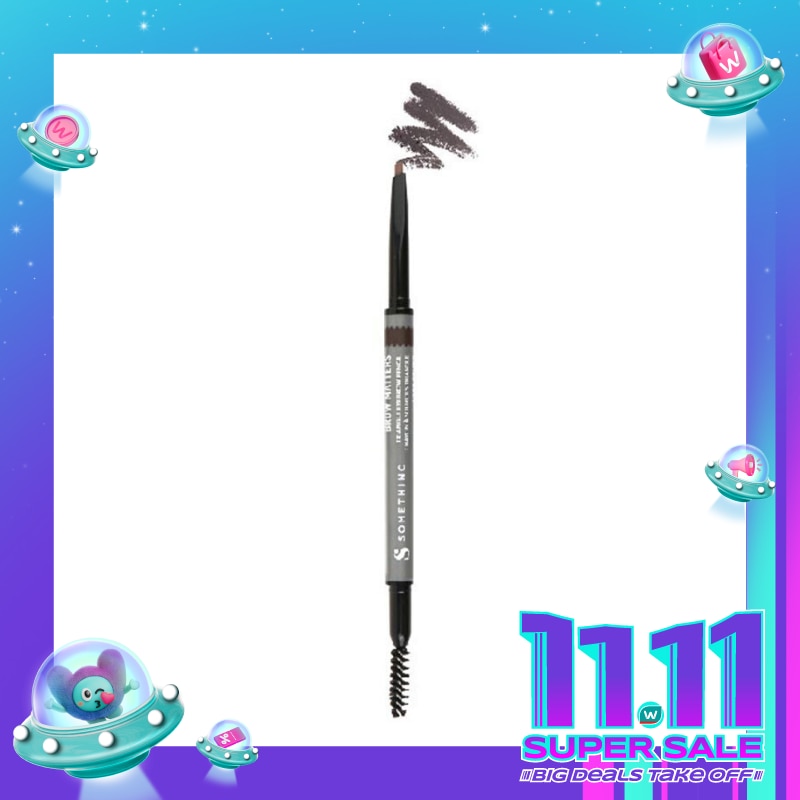 Somethinc Brow Matters Triangle Eyebrow Pencil Dark Brown